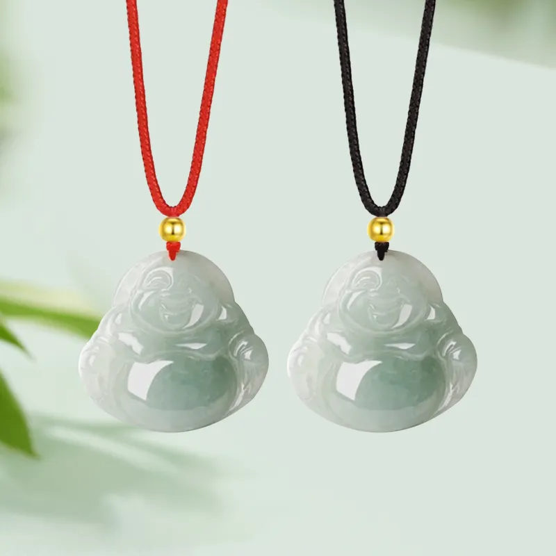 LOVING Bean Type Jadeite Necklaces Unisex-2