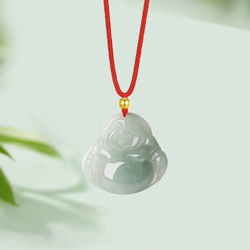 LOVING Bean Type Jadeite Necklaces Unisex-1