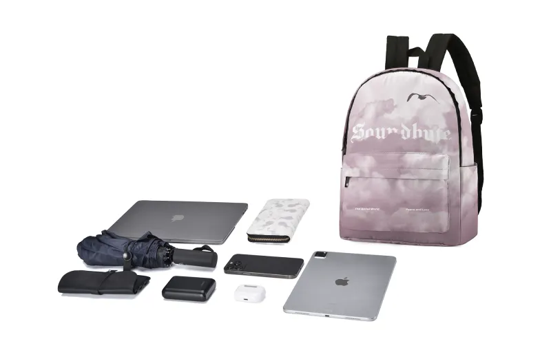 Soundbyte Polyester Backpack Unisex Multicolor-17
