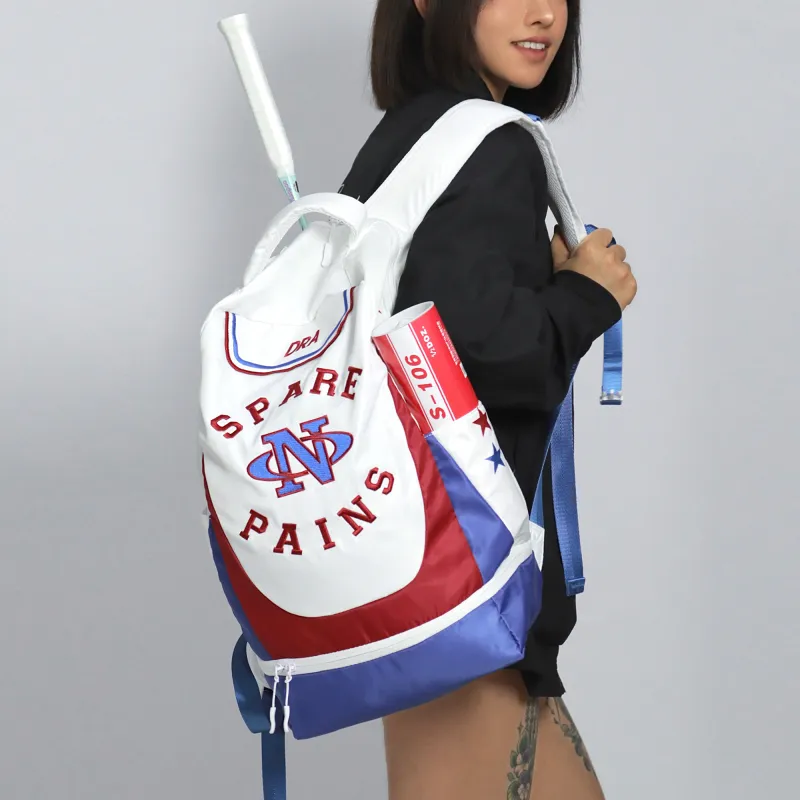 Spare No Pains. Polyester Backpack Training Bag Backpack Unisex Multicolor-6