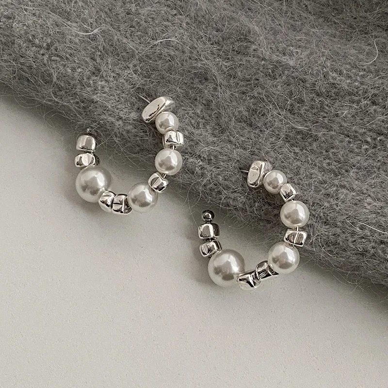 LIANGCAI Alloy Earrings Women's-4