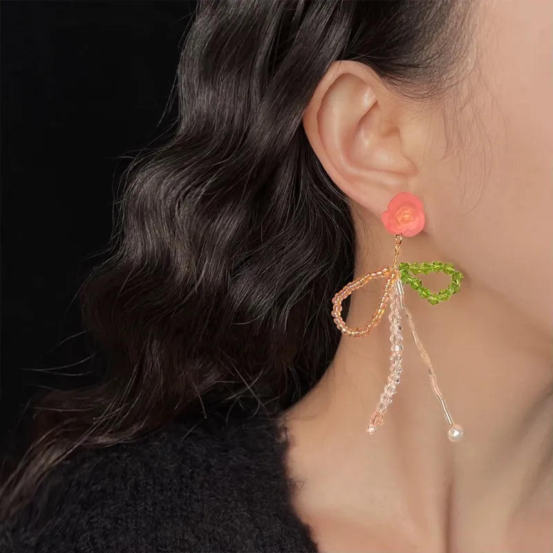 LIANGCAI Alloy Earrings Women's-1