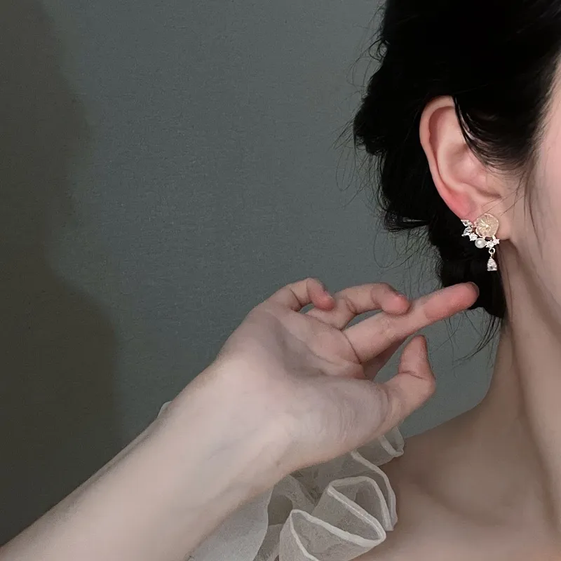 LIANGCAI Alloy Earrings Women's-2