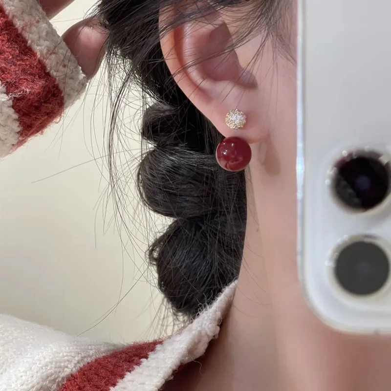 LIANGCAI Alloy Earrings Women's-2