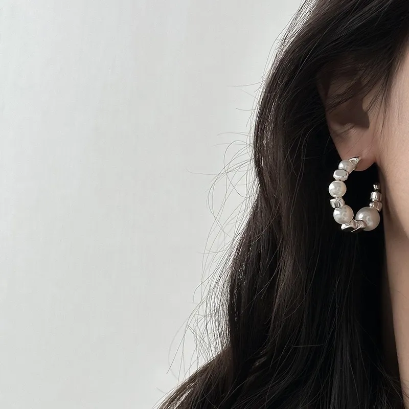 LIANGCAI Alloy Earrings Women's-2