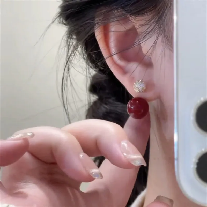 LIANGCAI Alloy Earrings Women's-3