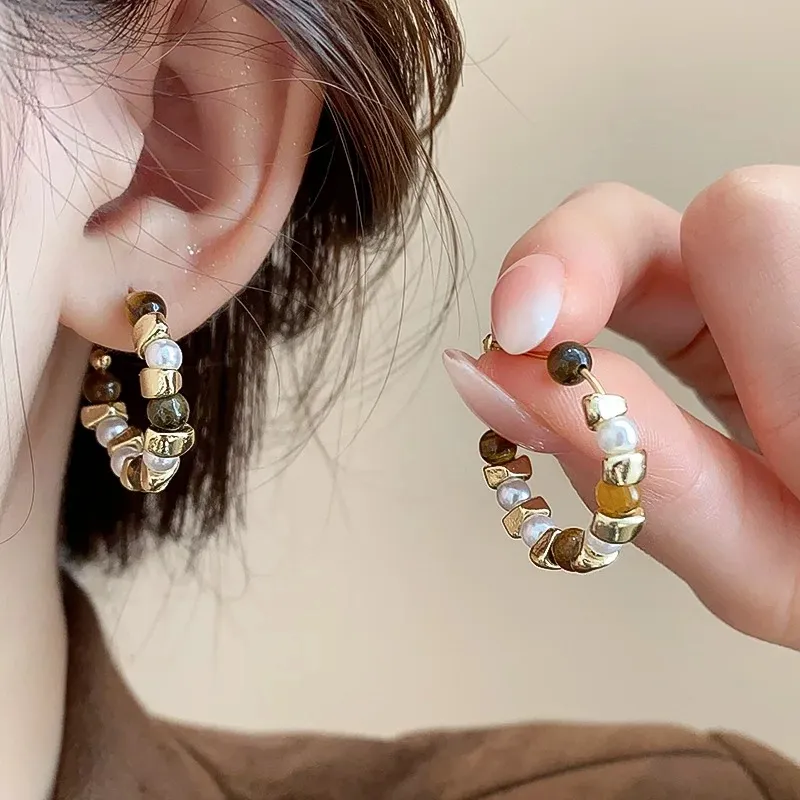 LIANGCAI Alloy Earrings Women's-1