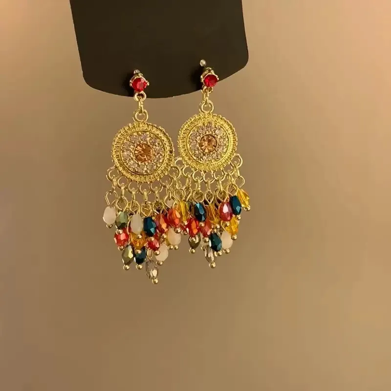 LIANGCAI Alloy Earrings Women's-2