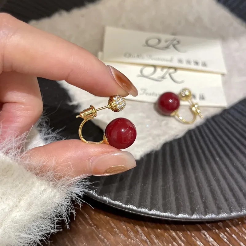 LIANGCAI Alloy Earrings Women's-5
