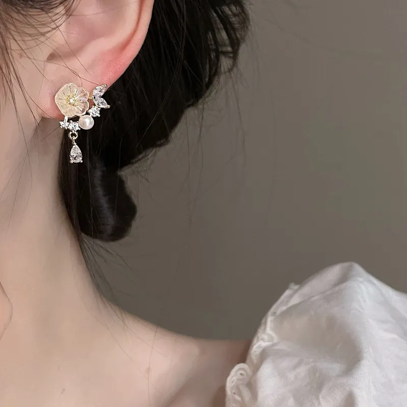 LIANGCAI Alloy Earrings Women's-1