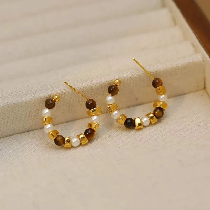 LIANGCAI Alloy Earrings Women's-4