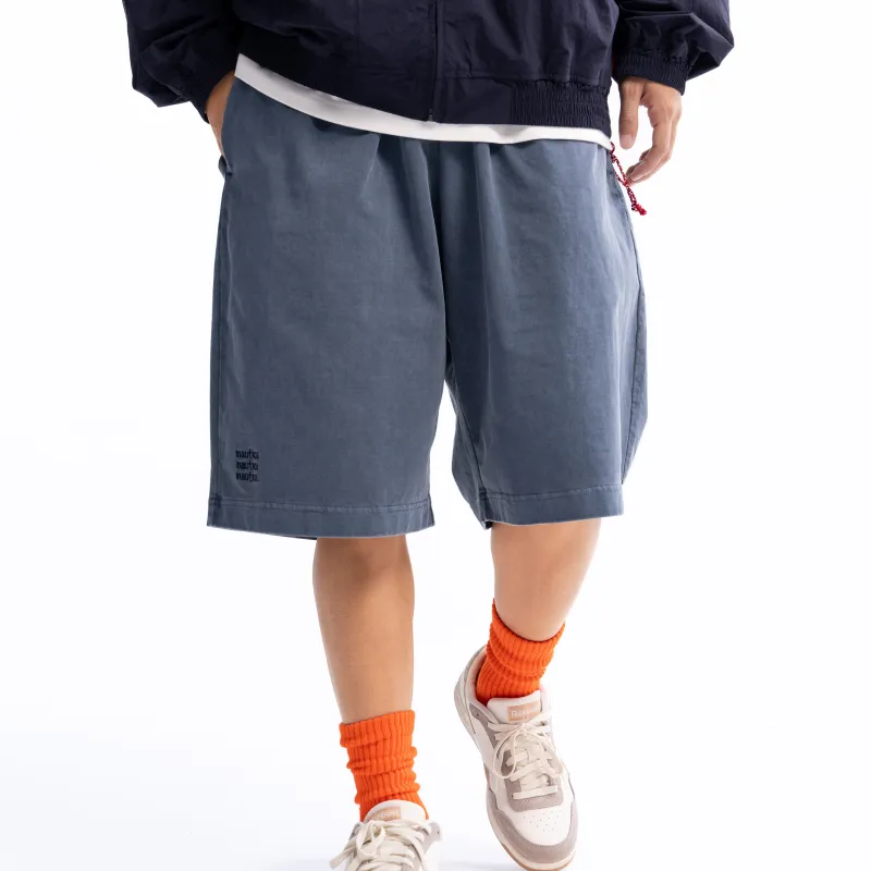 Nautica White Sail Nautica White Sail X Hirotsu Yumoto Co titled Series Casual Shorts Unisex-2