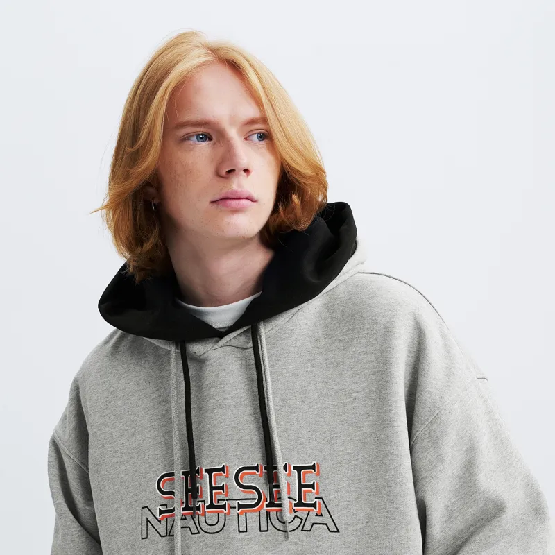 See See X Nautica White Sail Nautica White Sail X SEE SEE Co branded Series Sweatshirts Unisex-4