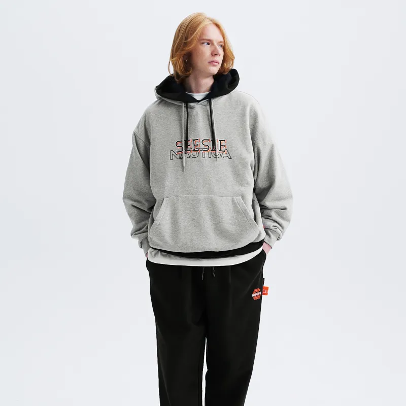 See See X Nautica White Sail Nautica White Sail X SEE SEE Co branded Series Sweatshirts Unisex-2