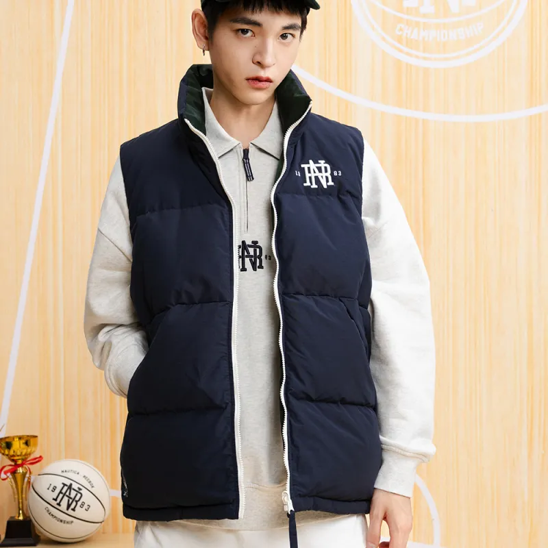 Nautica White Sail Vests Unisex-16