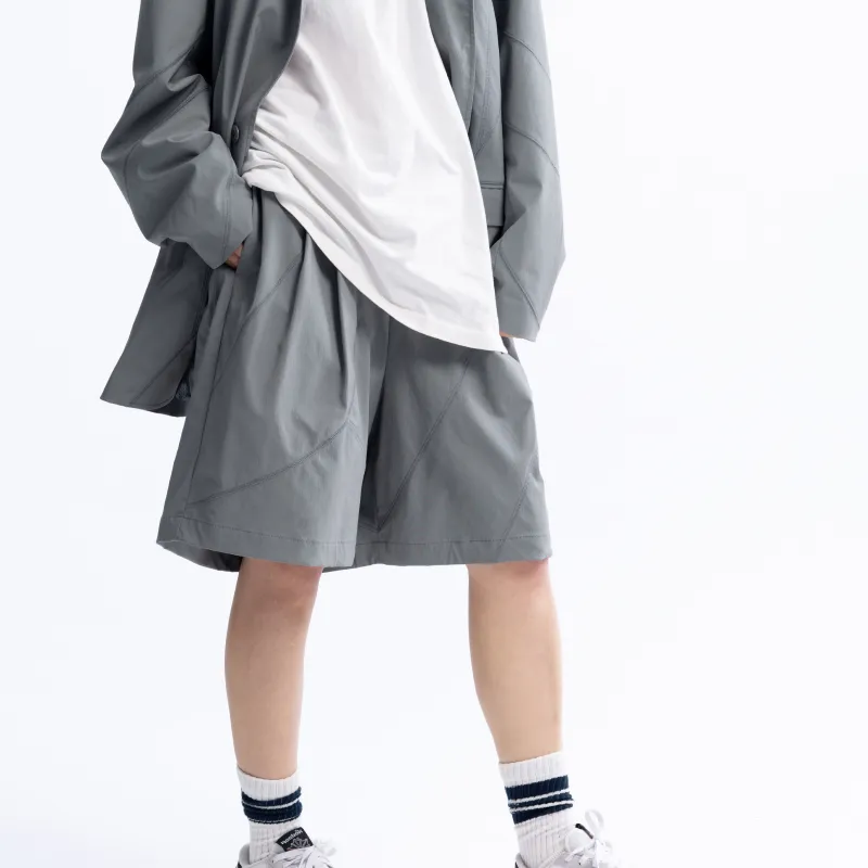 Nautica White Sail Nautica White Sail X Hirotsu Yumoto Co titled Series Casual Shorts Unisex-12