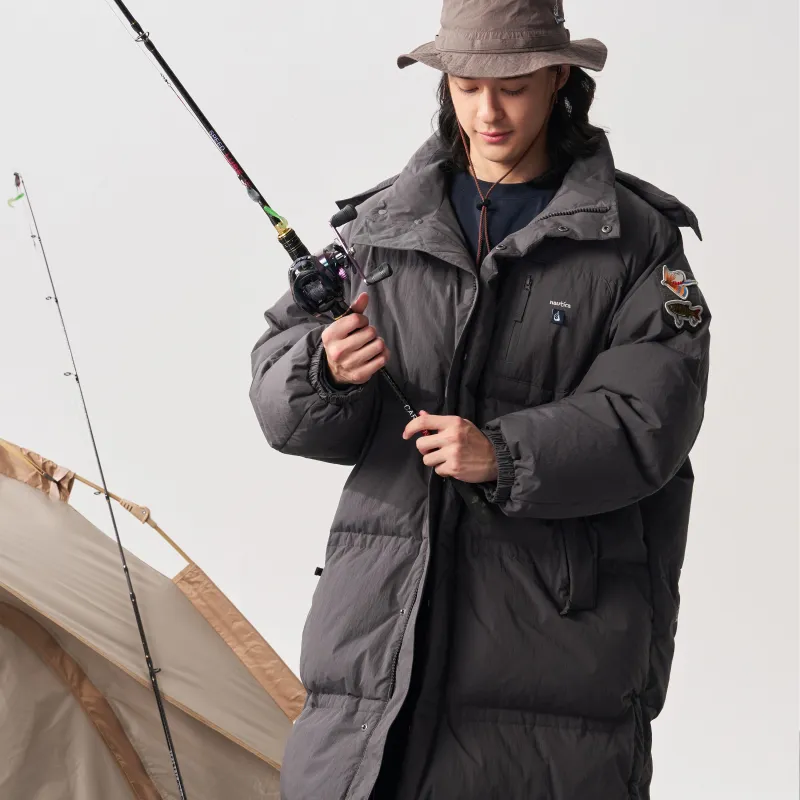 Nautica White Sail Down Jacket Men's-9