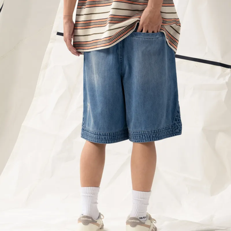 Nautica White Sail Nautica White Sail SS24 Denim Shorts Unisex-12