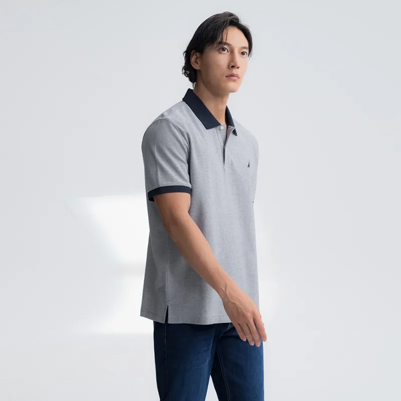 NAUTICA Polo Shirt Men's Navy Blue 4NV-4