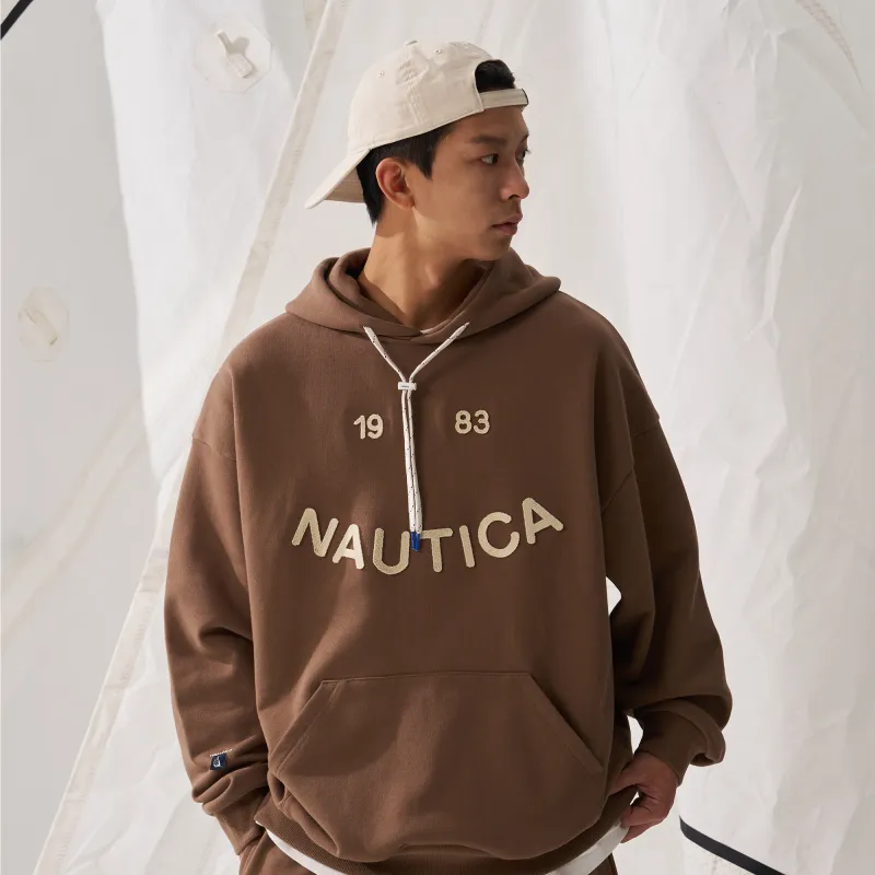 Nautica White Sail Long-Sleeved Sweatshirt Unisex-7
