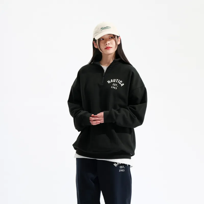 Nautica White Sail Long Sleeved Sweatshirt Unisex-9