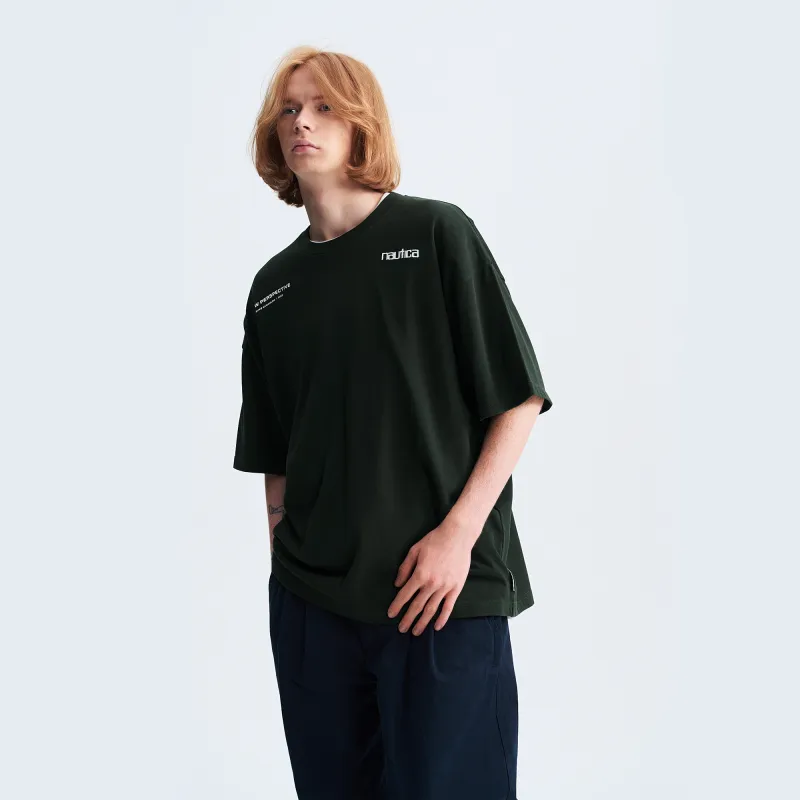 Nautica White Sail T Shirt Unisex-12