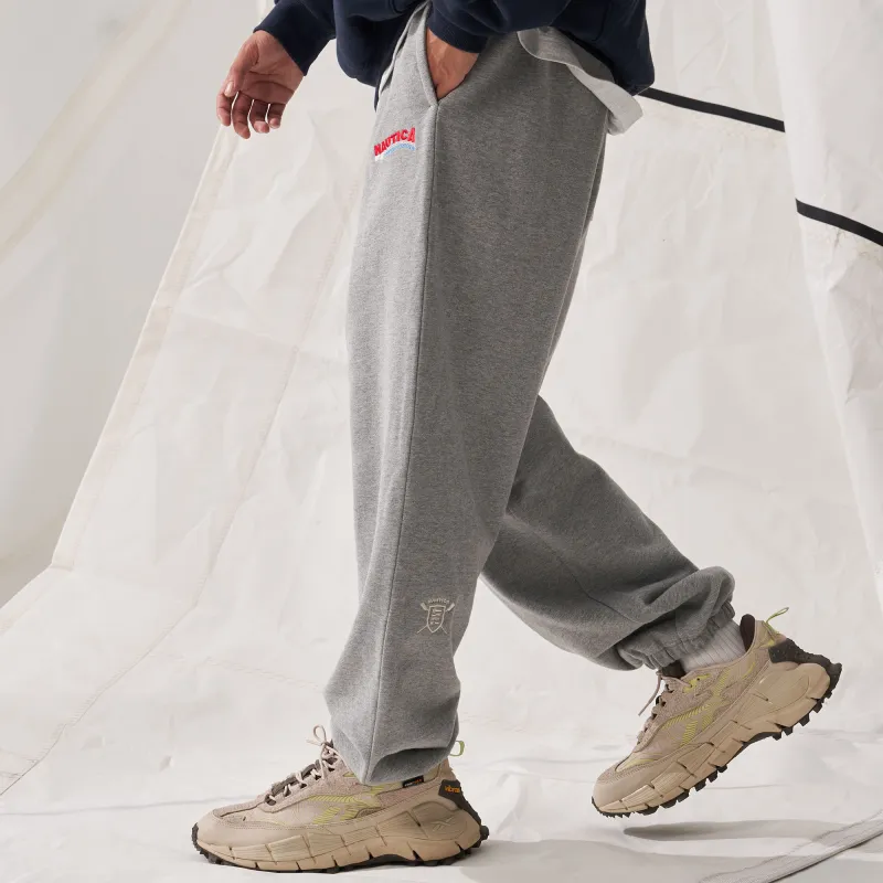 Nautica White Sail Knitted Sports Pants Men's-8