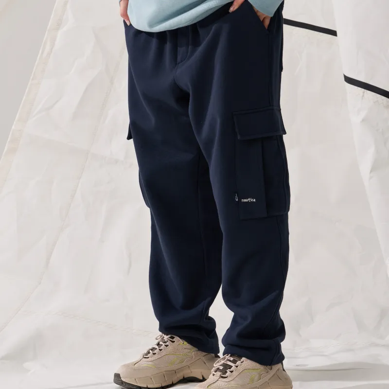 Nautica White Sail Workwear Sweatpants Unisex-2