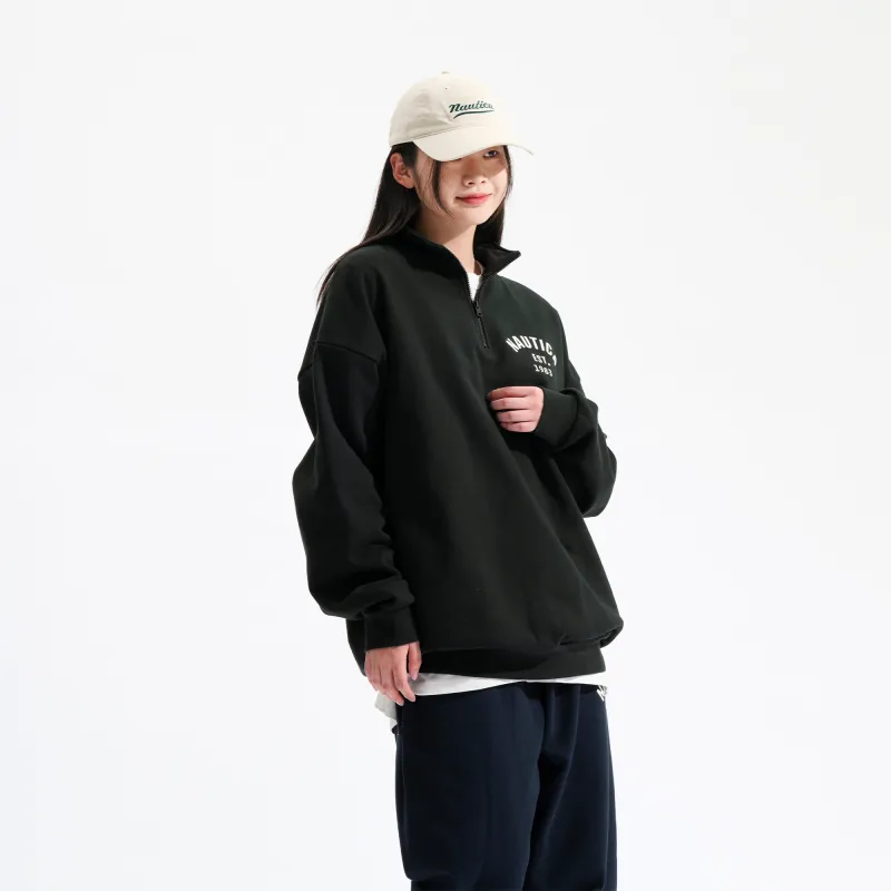 Nautica White Sail Long Sleeved Sweatshirt Unisex-11