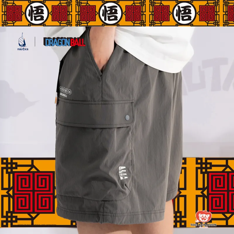 Nautica White Sail x LONGZHULIANMINGXILIE Cargo Shorts Unisex-3