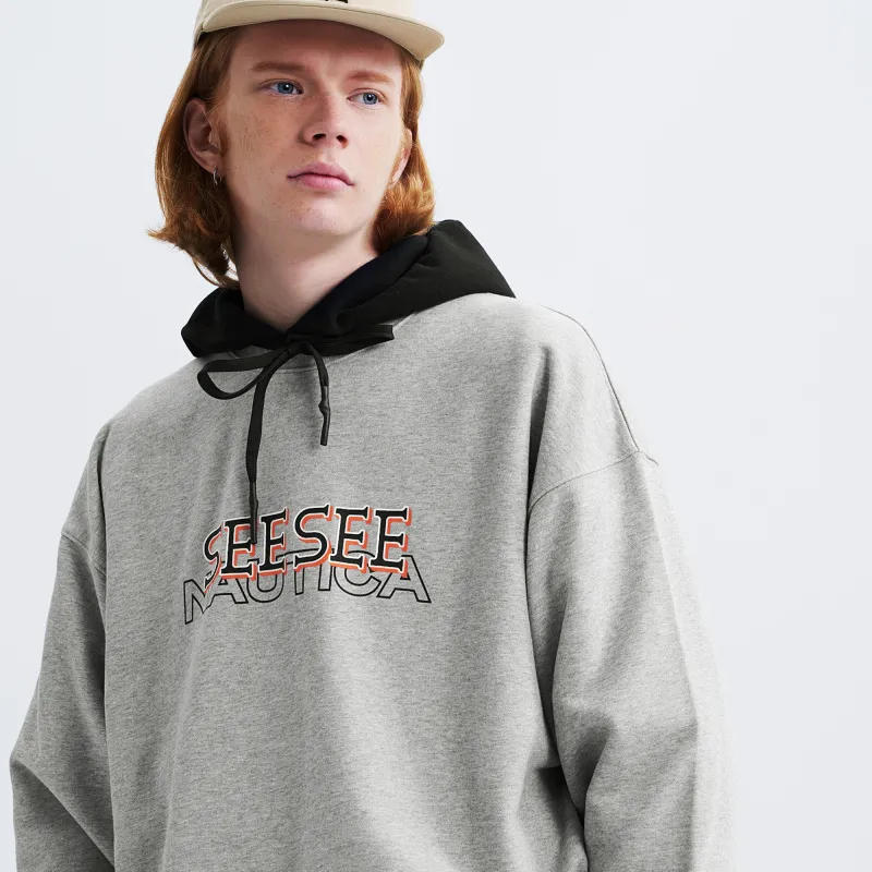 See See X Nautica White Sail Nautica White Sail X SEE SEE Co branded Series Sweatshirts Unisex-8