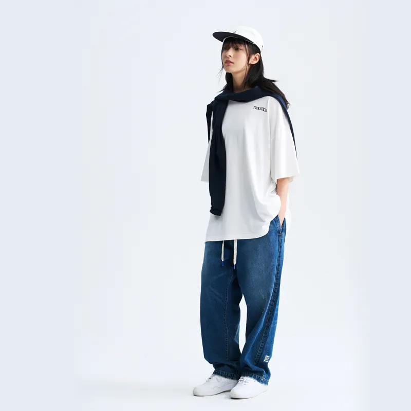 Nautica White Sail T Shirt Unisex-7
