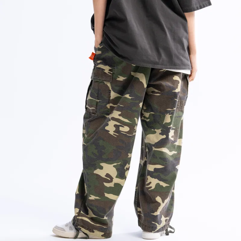 Nautica White Sail Nautica White Sail X Hirotsu Yumoto Co titled Series Casual Pants Men Camouflage-7