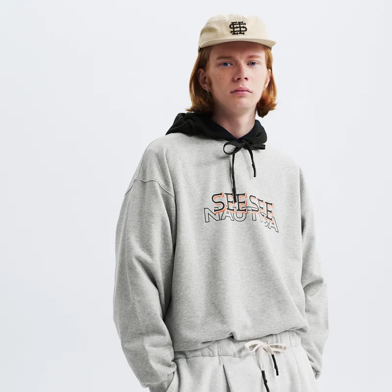 See See X Nautica White Sail Nautica White Sail X SEE SEE Co branded Series Sweatshirts Unisex-2