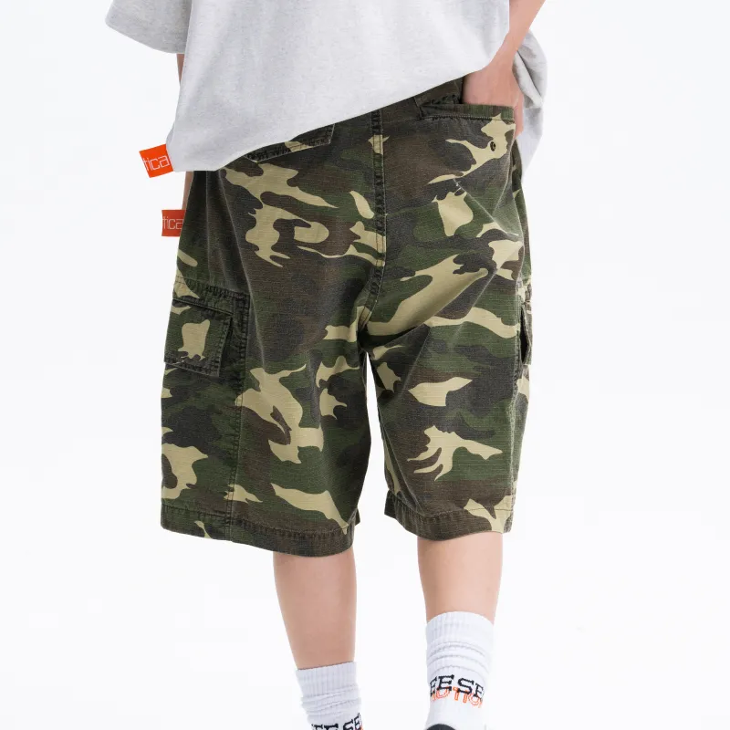 Nautica White Sail Nautica White Sail X Hirotsu Yumoto Co titled Series Casual Shorts Unisex Camouflage-7