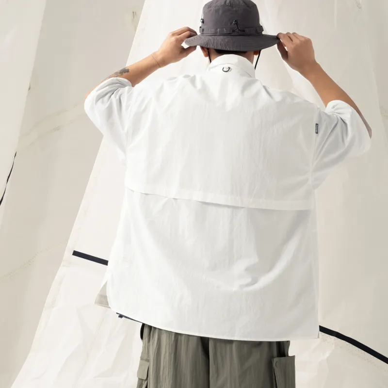 Nautica White Sail Shirt Unisex-2
