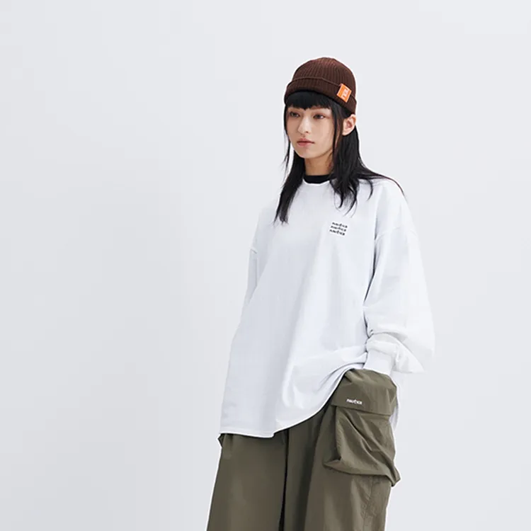 Nautica White Sail T Shirt Unisex-3