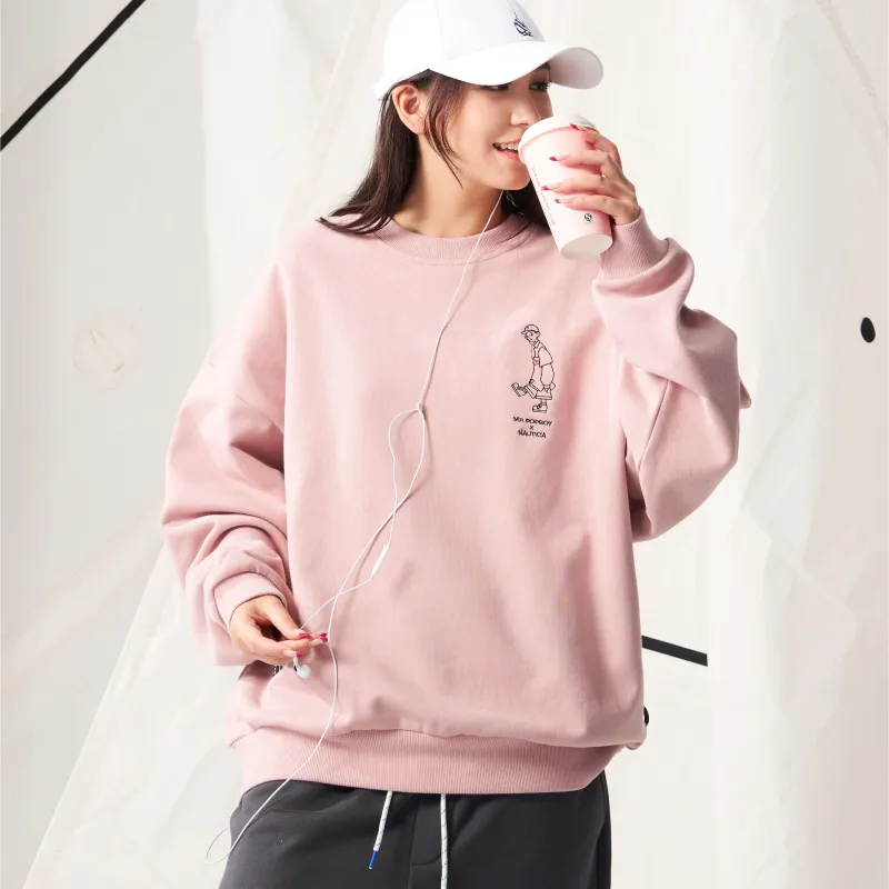 Nautica White Sail Sweatshirt Men's-14