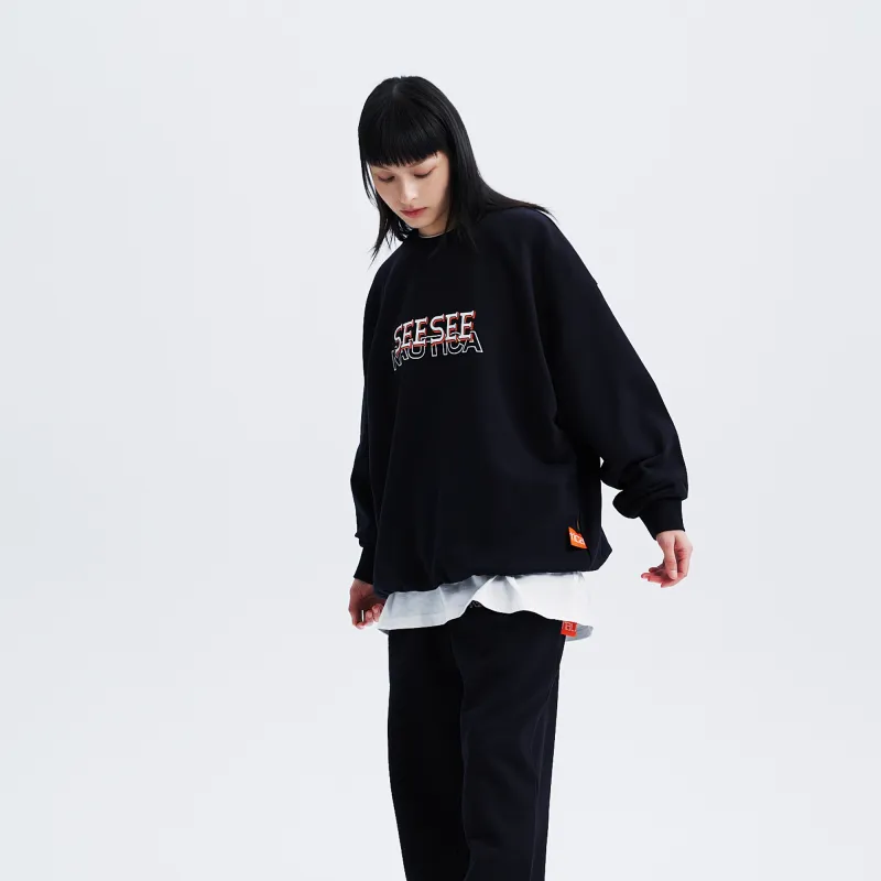 See See X Nautica White Sail Nautica White Sail X SEE SEE Co branded Series Sweatshirts Unisex-23