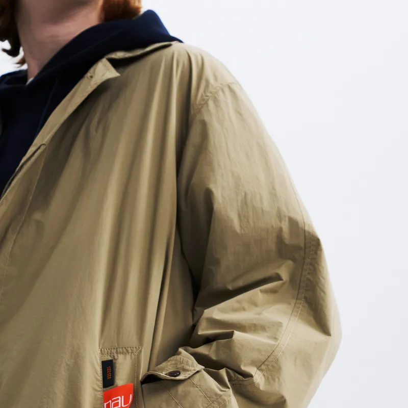 See See X Nautica White Sail Nautica White Sail X SEE Co branded Series Trench Coats Unisex Khaki-5