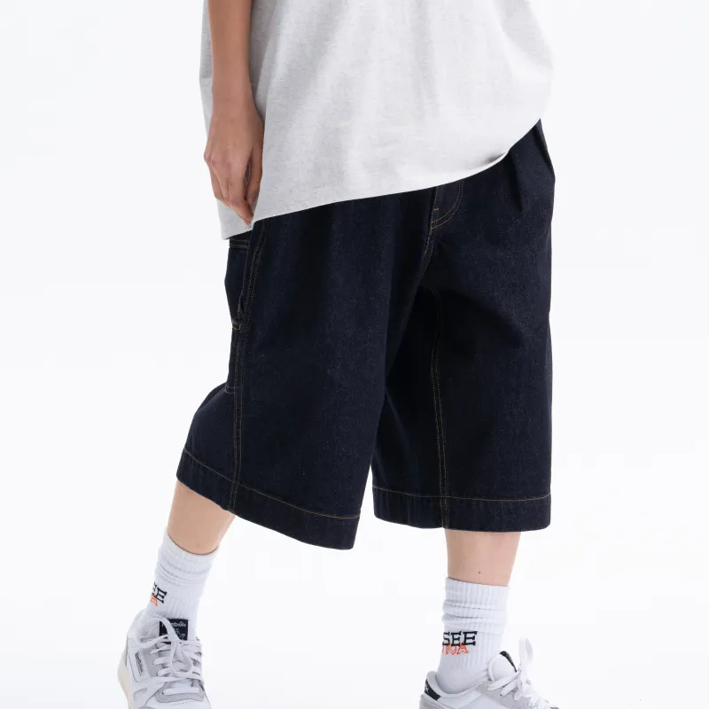 Nautica White Sail SS24 Casual Shorts Unisex Navy Blue-5