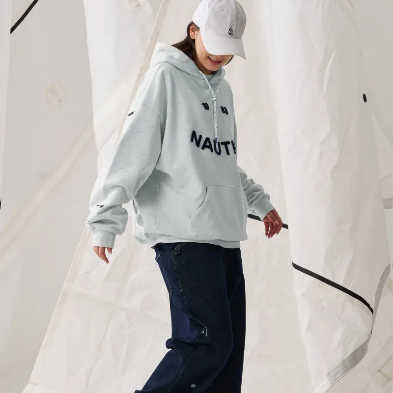 Nautica White Sail Long-Sleeved Sweatshirt Unisex-25