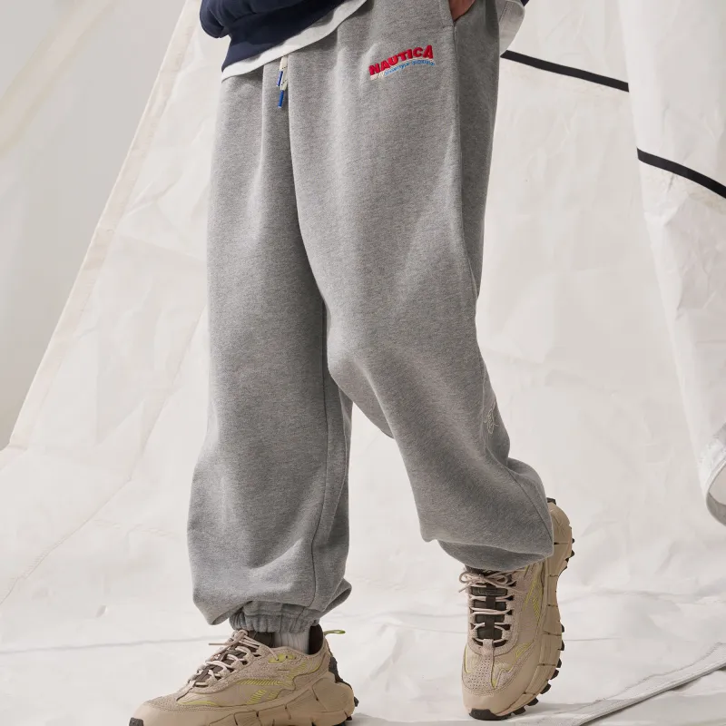 Nautica White Sail Knitted Sports Pants Men's-7