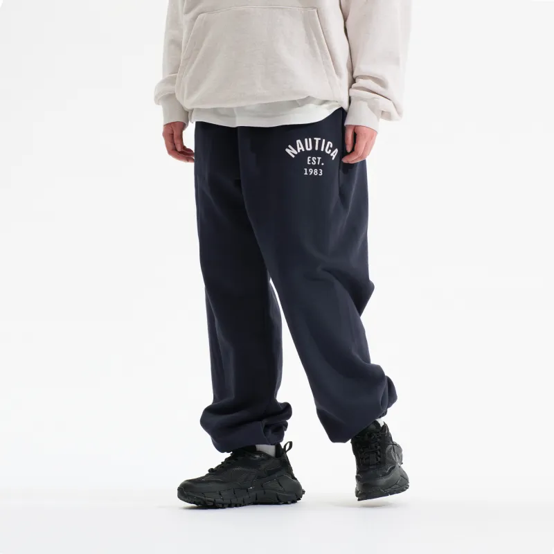 Nautica White Sail Knitted Sports Pants Unisex-5