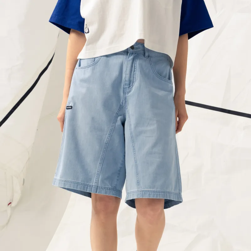 Nautica White Sail Nautica White Sail SS24 Denim Shorts Unisex Light Blue-5