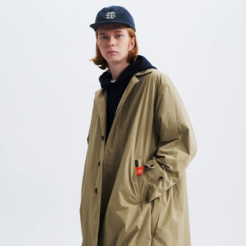 See See X Nautica White Sail Nautica White Sail X SEE Co branded Series Trench Coats Unisex Khaki-8