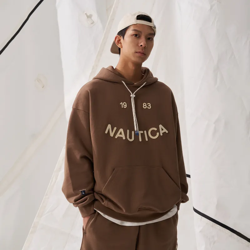 Nautica White Sail Long-Sleeved Sweatshirt Unisex-8