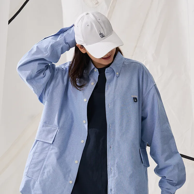 Nautica White Sail Long Sleeved Shirts Unisex-4