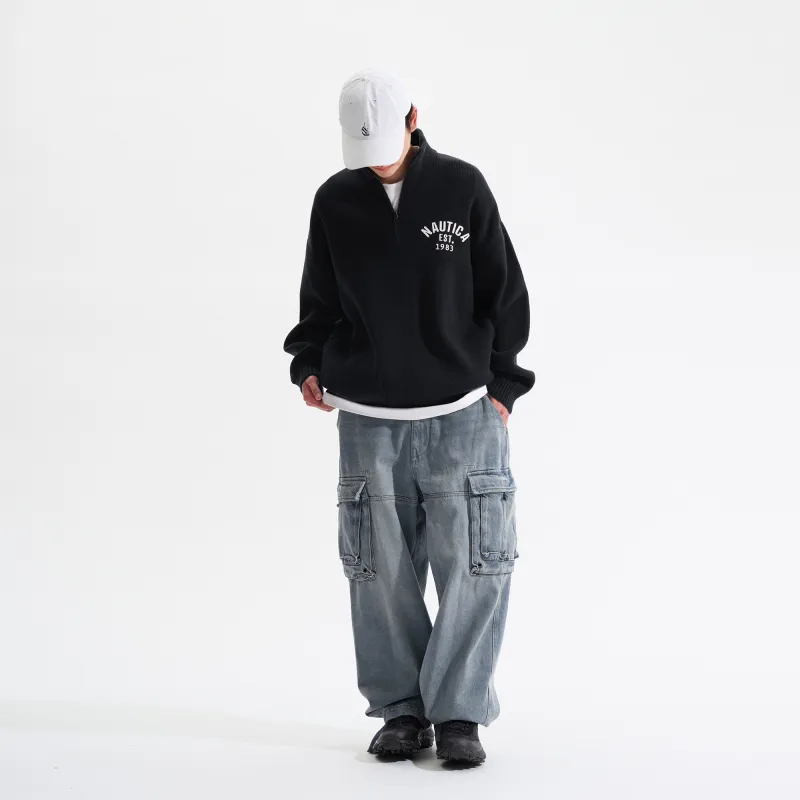 Nautica White Sail Sweater Men's-13
