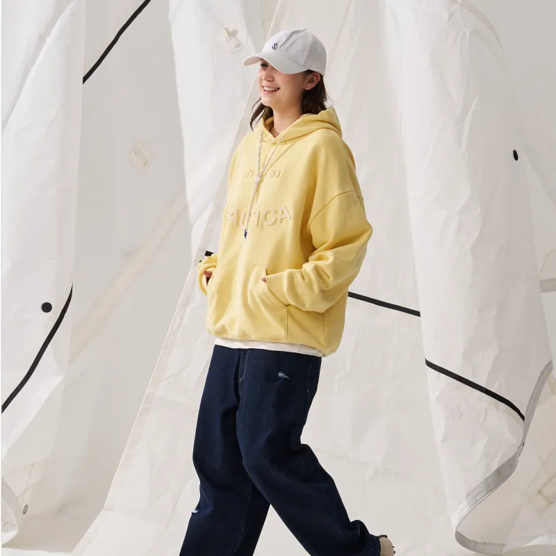 Nautica White Sail Long-Sleeved Sweatshirt Unisex-13